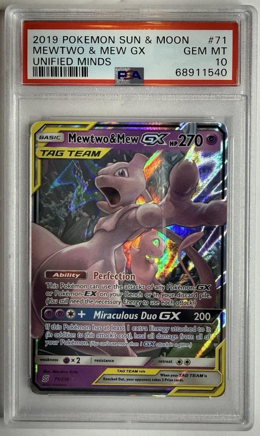 Mewtwo & Mew Gx