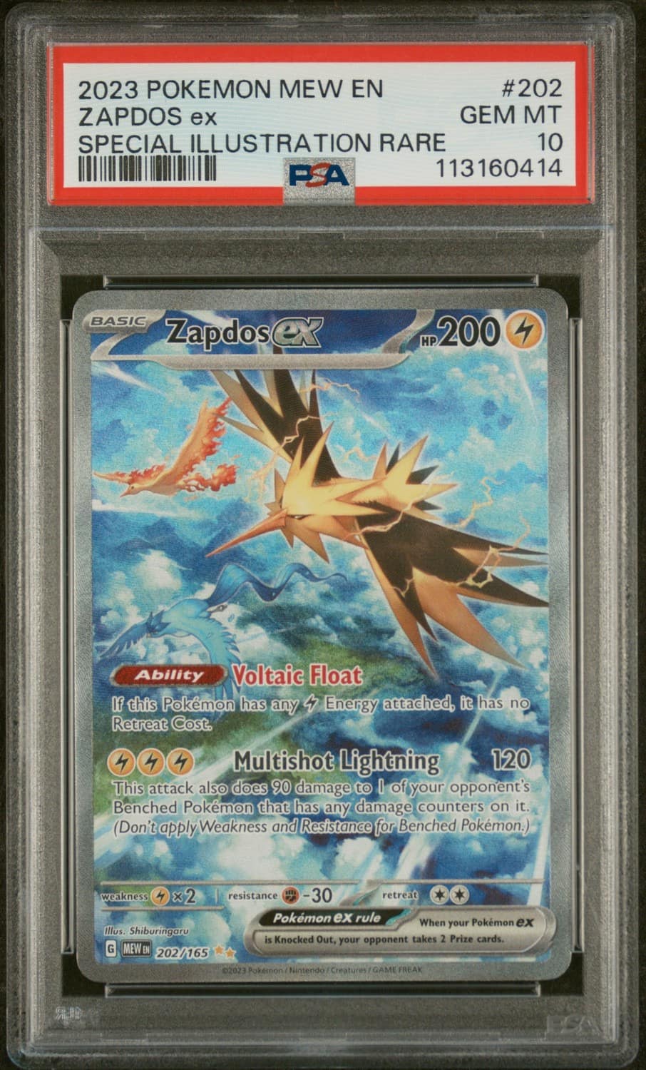 Zapdos Ex