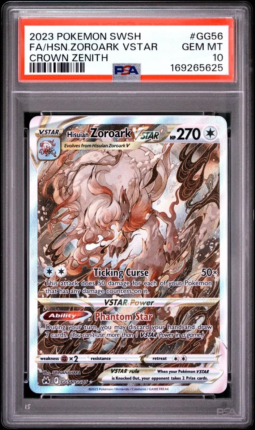 Hisuian Zoroark Vstar