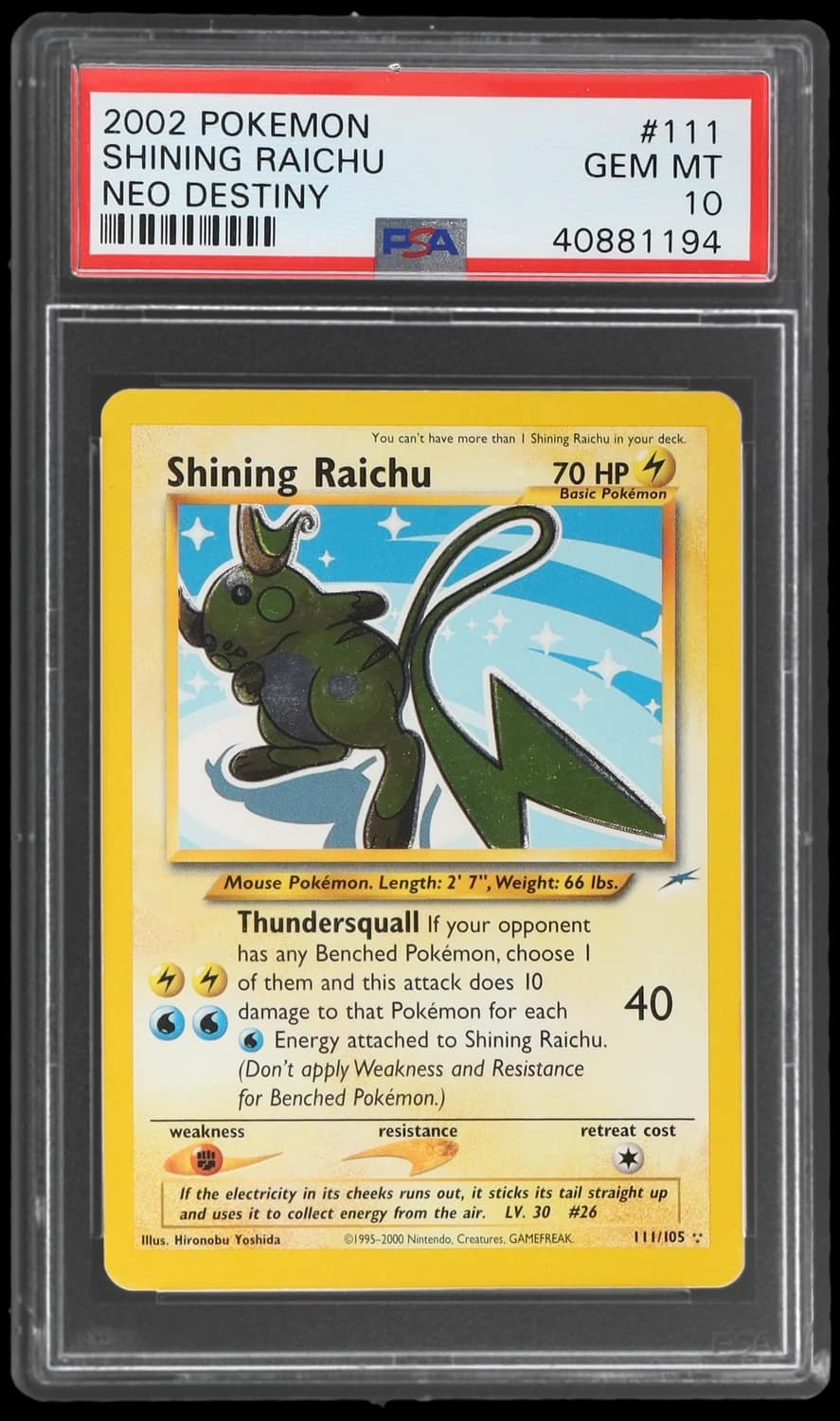 Shining Raichu