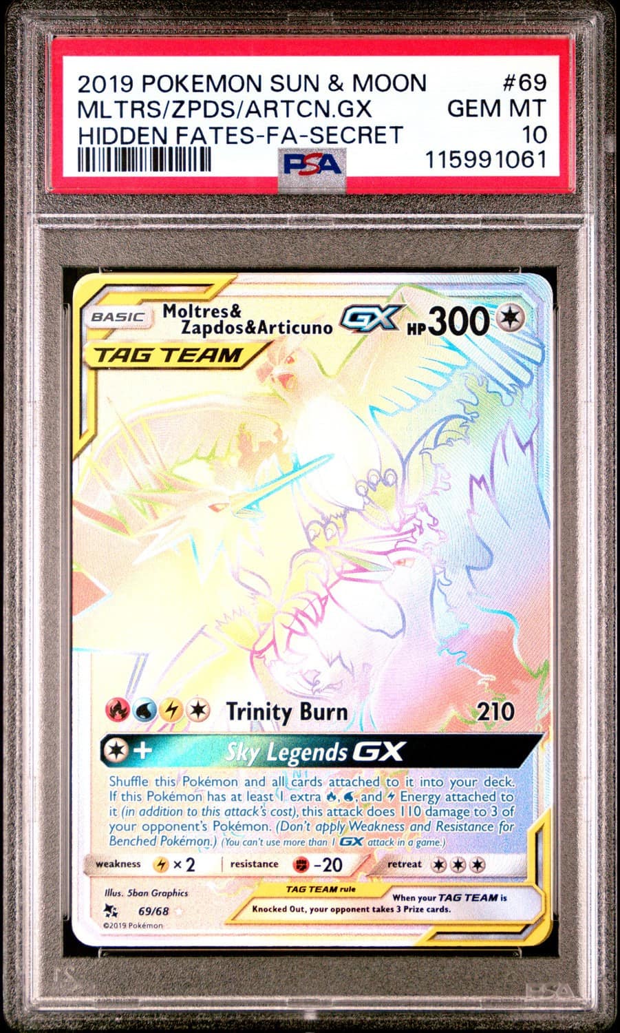 Moltres & Zapdos & Articuno Gx
