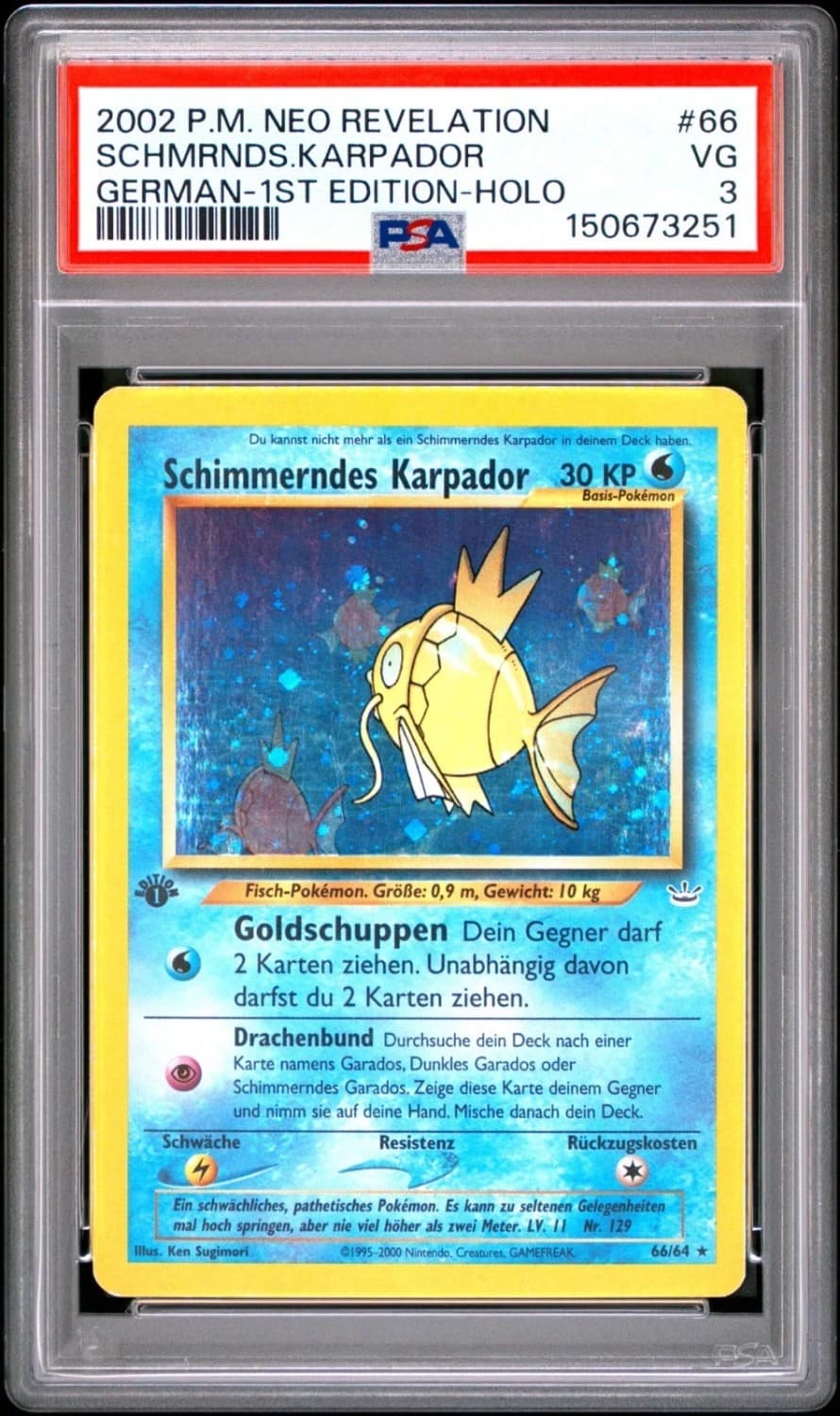 Schimmerndes Karpador
