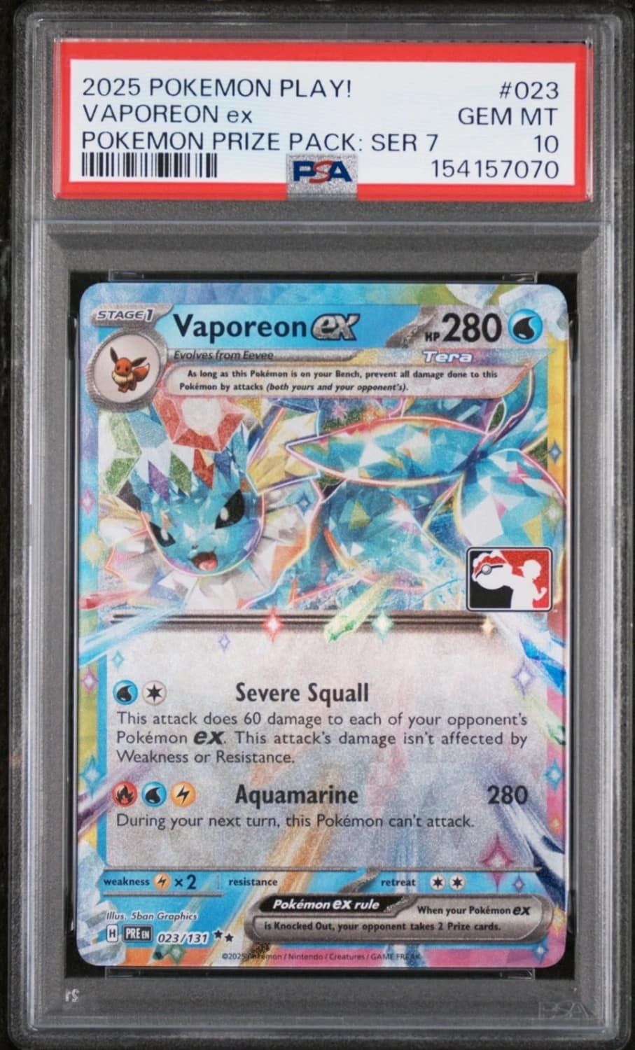 Vaporeon Ex