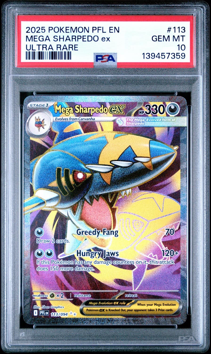 Mega Sharpedo Ex
