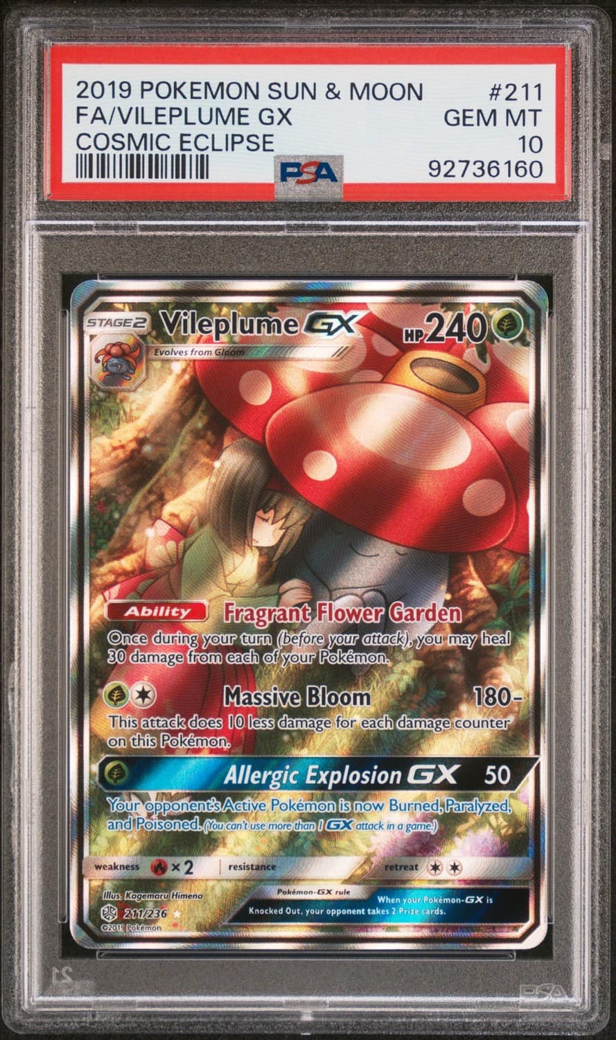 Vileplume Gx