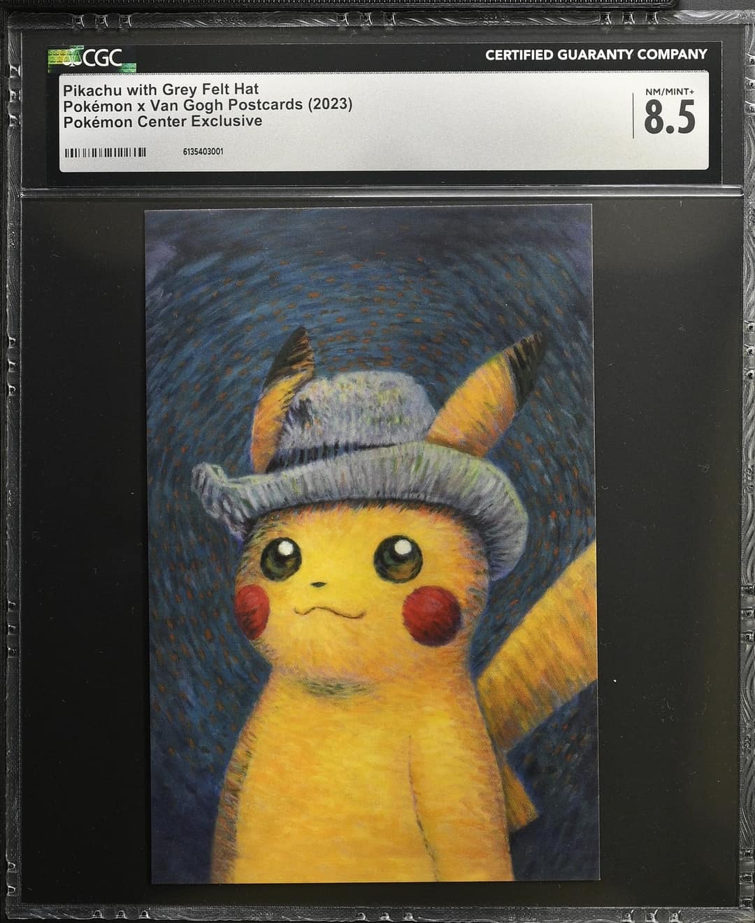Pikachu/grey Felt Hat