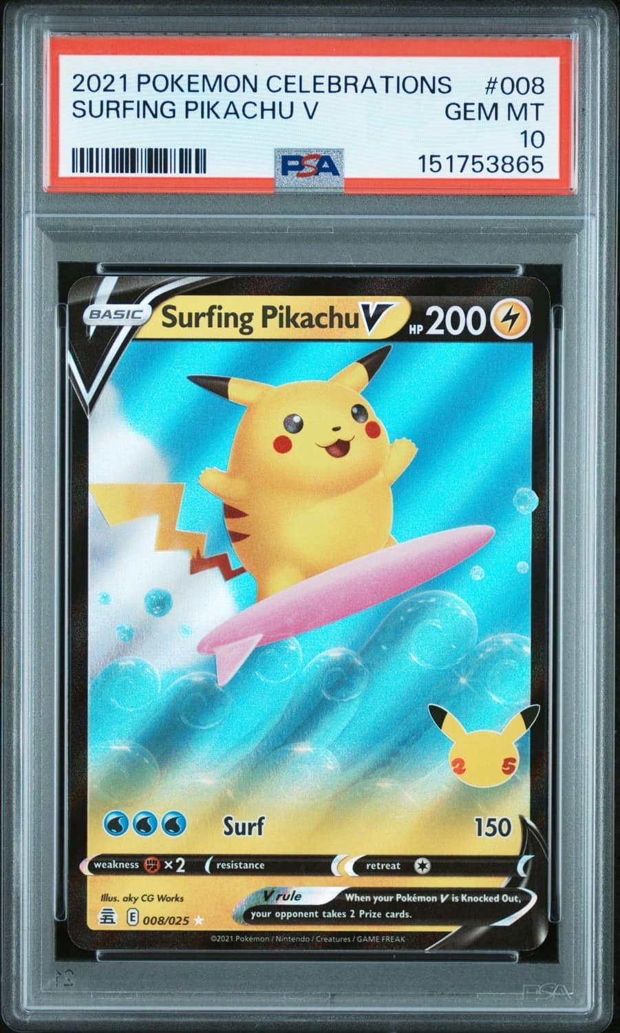 Surfing Pikachu V