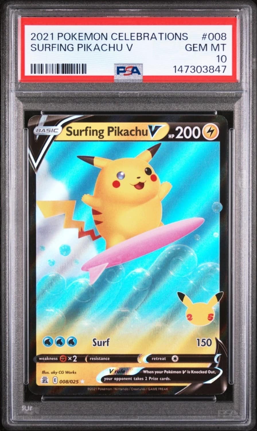 Surfing Pikachu V