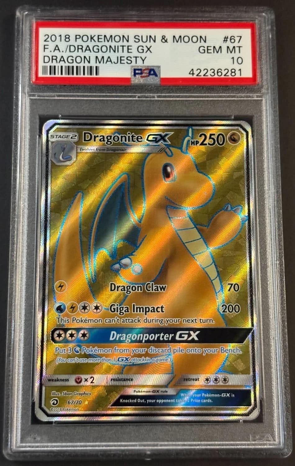 Dragonite Gx