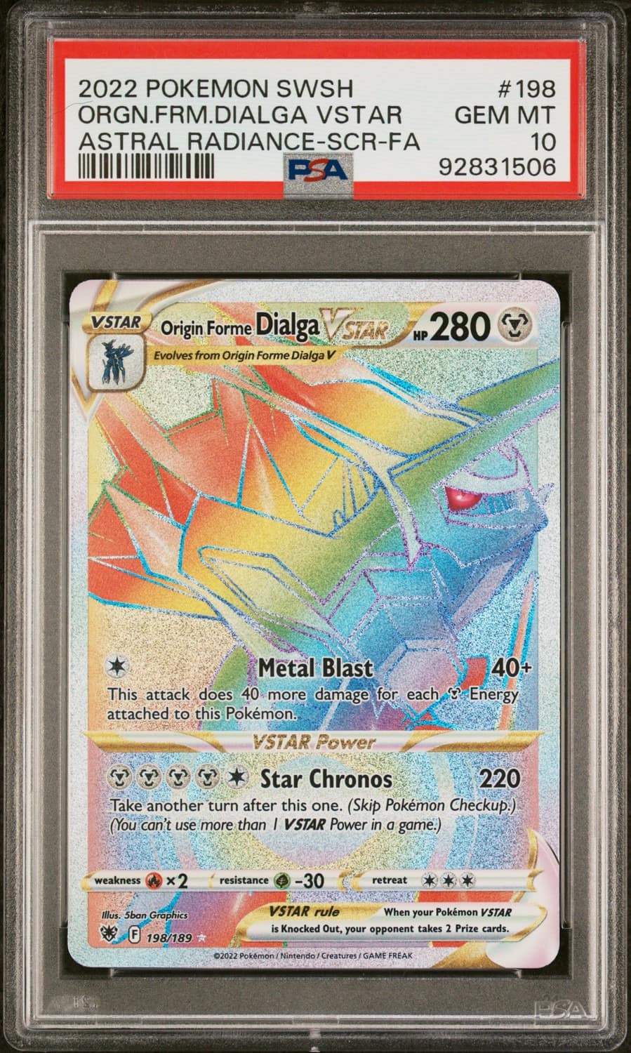 Origin Forme Dialga Vstar