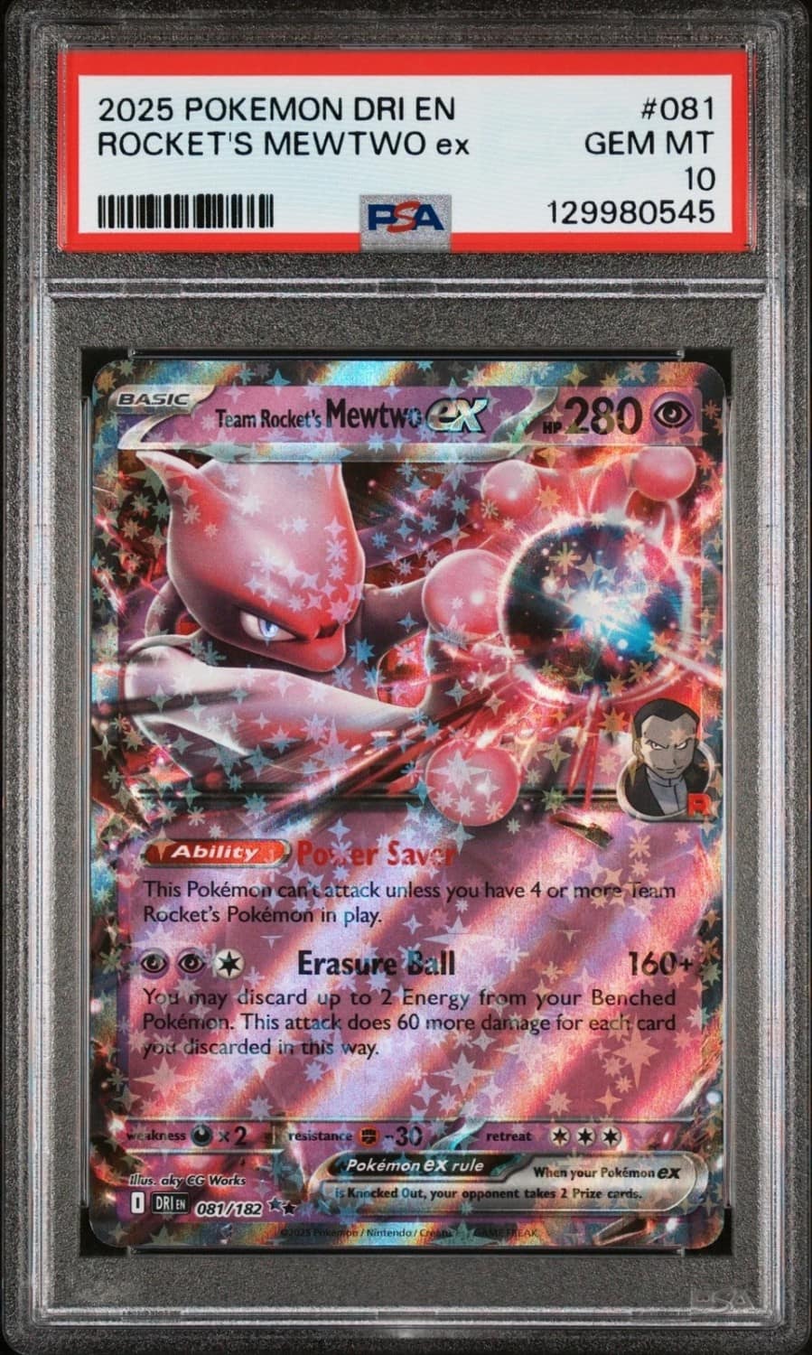 Rocket'S Mewtwo Ex