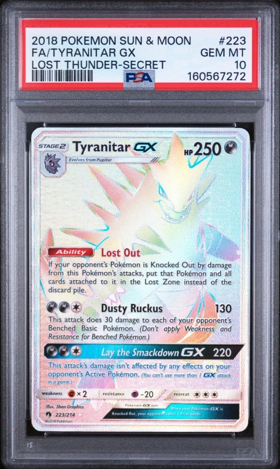 Tyranitar Gx