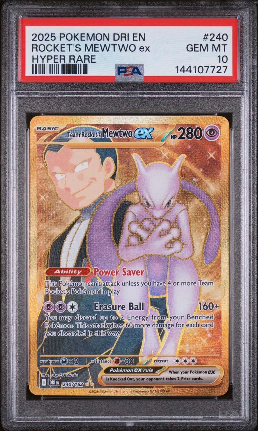 Rocket'S Mewtwo Ex