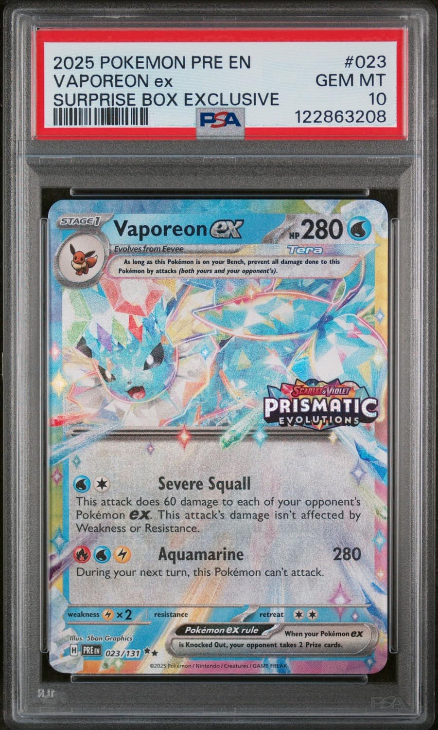 Vaporeon Ex
