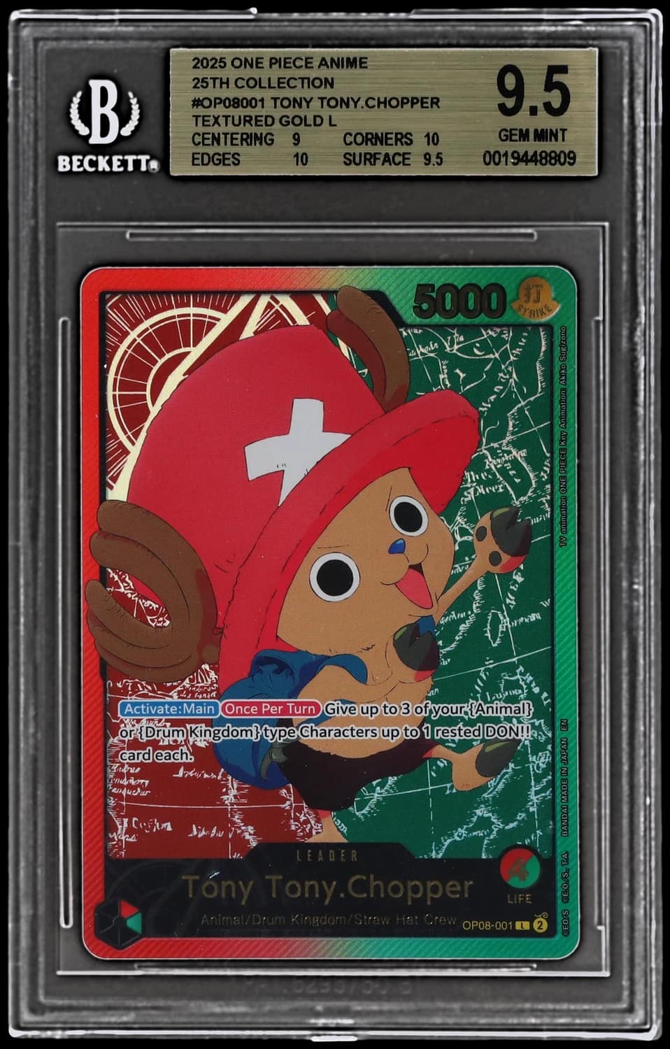 Tony Tony.chopper Textured Gold L
