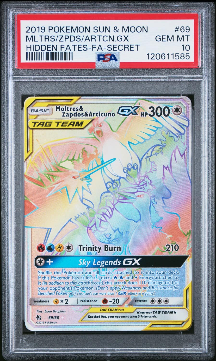 Moltres & Zapdos & Articuno Gx