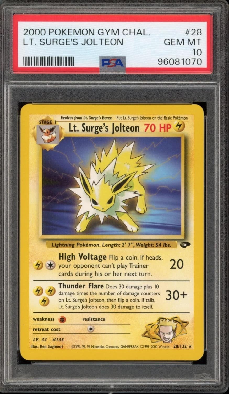 Lt. Surge'S Jolteon