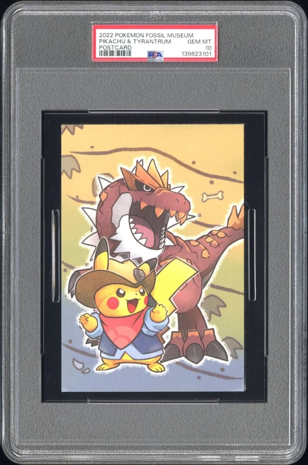 Pikachu & Tyrantrum Postcard
