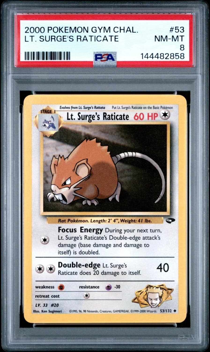 Lt. Surge'S Raticate