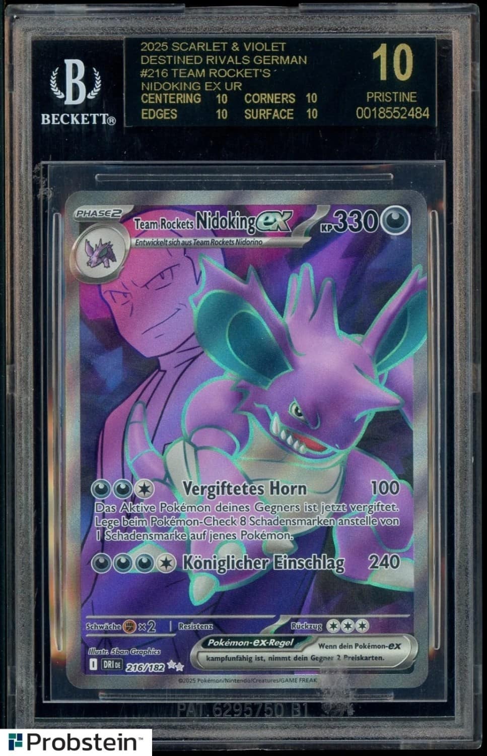 Team Rocket'S Nidoking Ex Ur