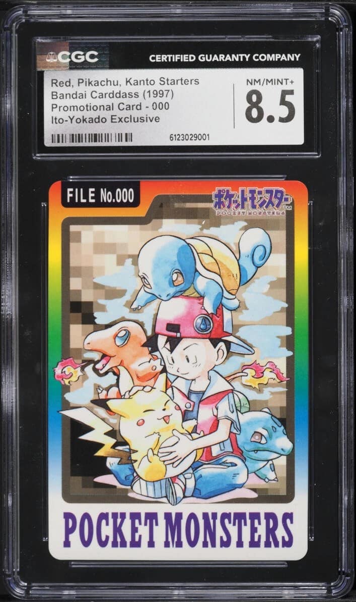 Red, Pikachu, Kanto Starters