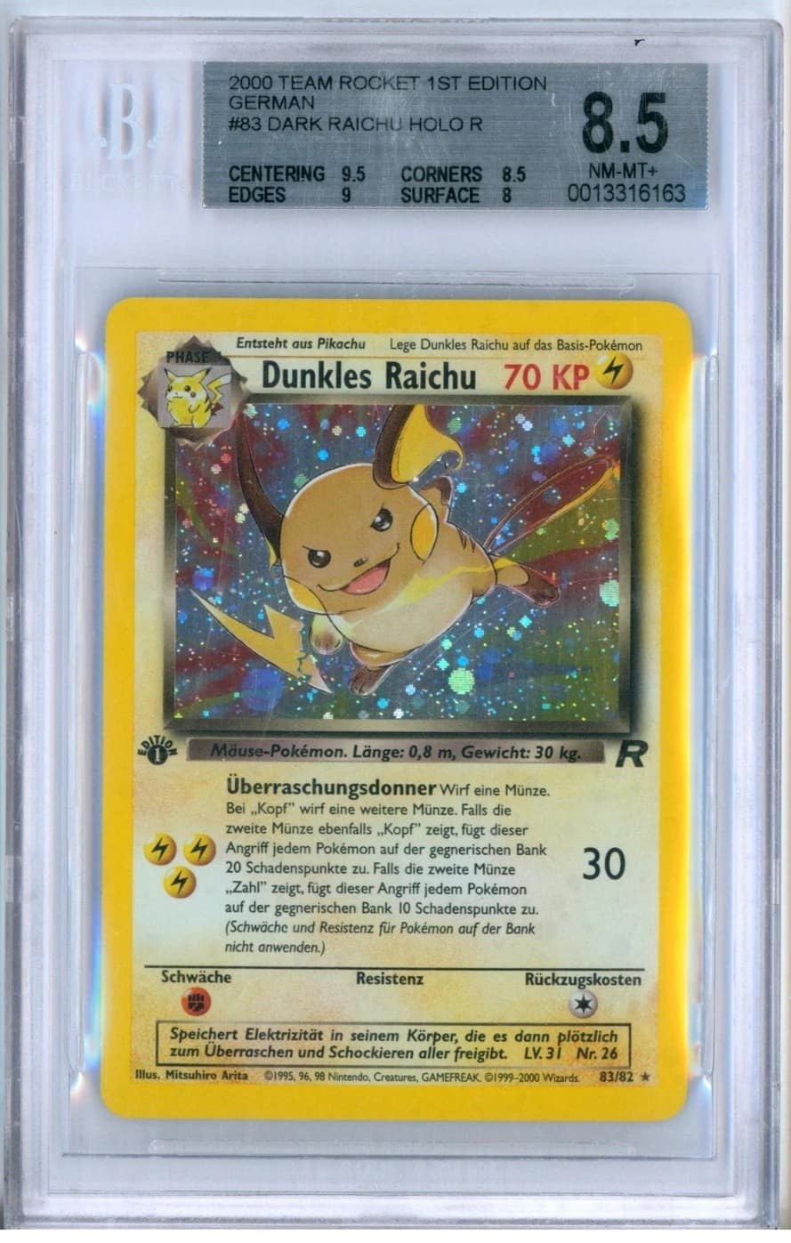 Dark Raichu Holo R