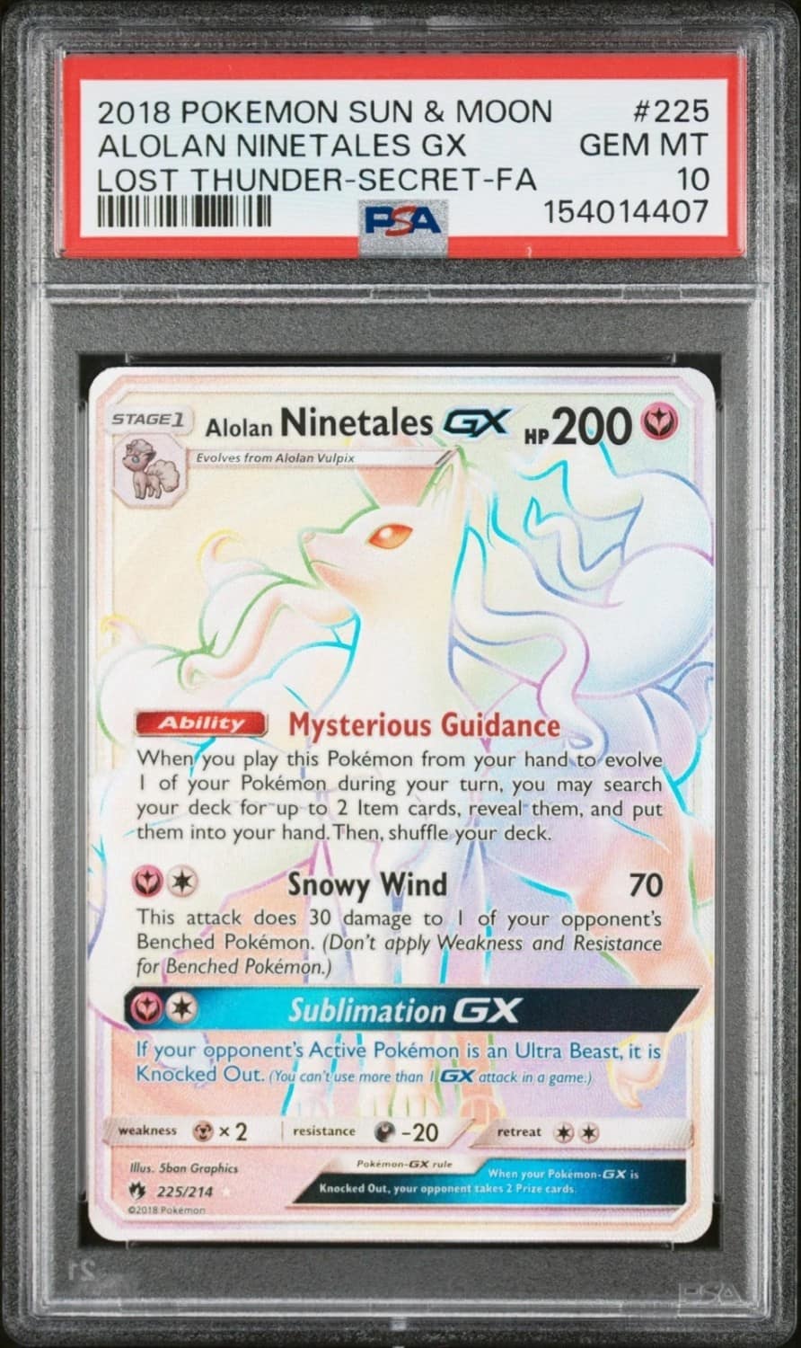 Alolan Ninetales Gx