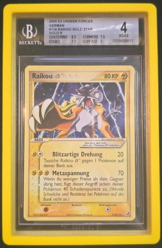 Raikou Gold Star Holo R