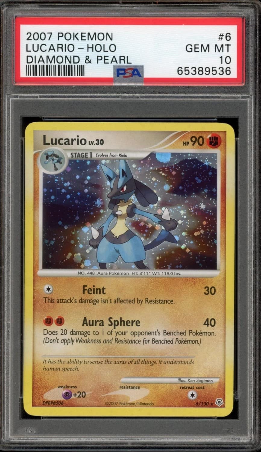 Lucario-Rev Foil-D&p