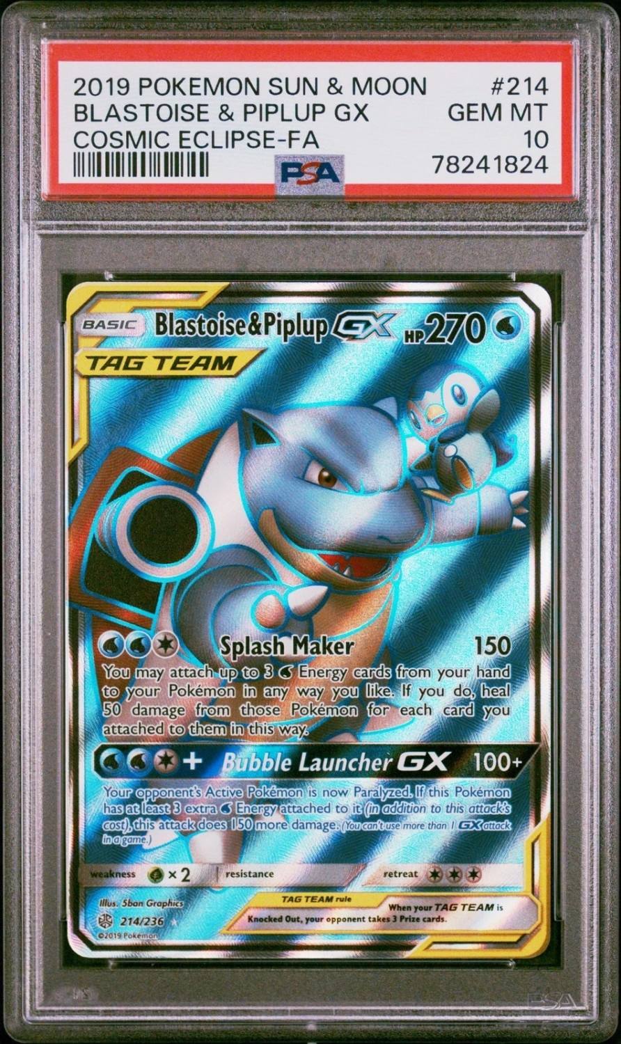 Blastoise & Piplup Gx