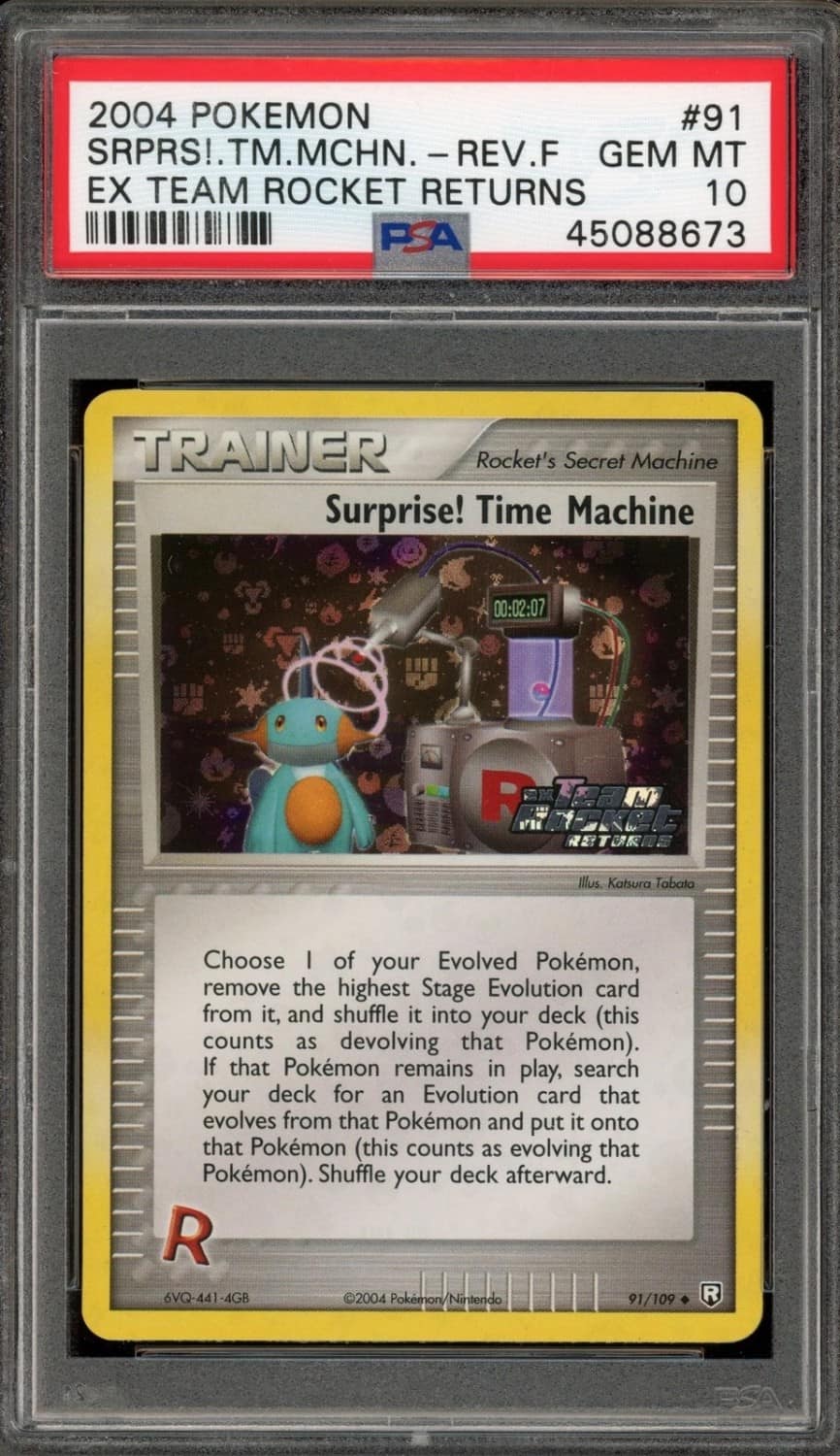 Surprise! Time Machine