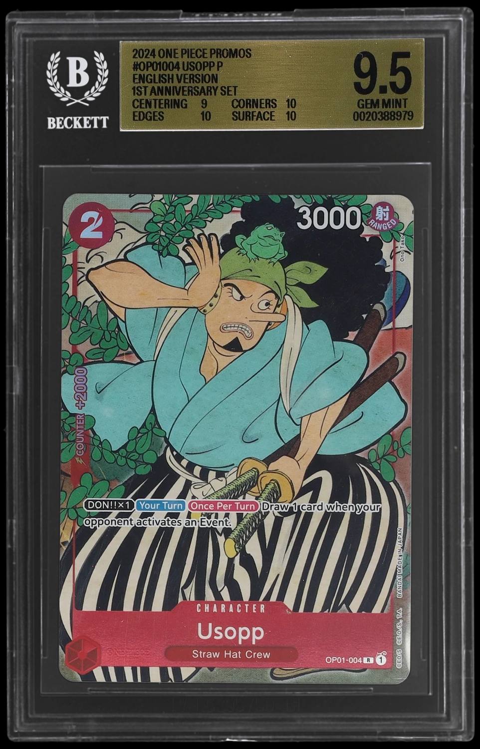 Usopp P/(english Version 1st Anniversary Set)