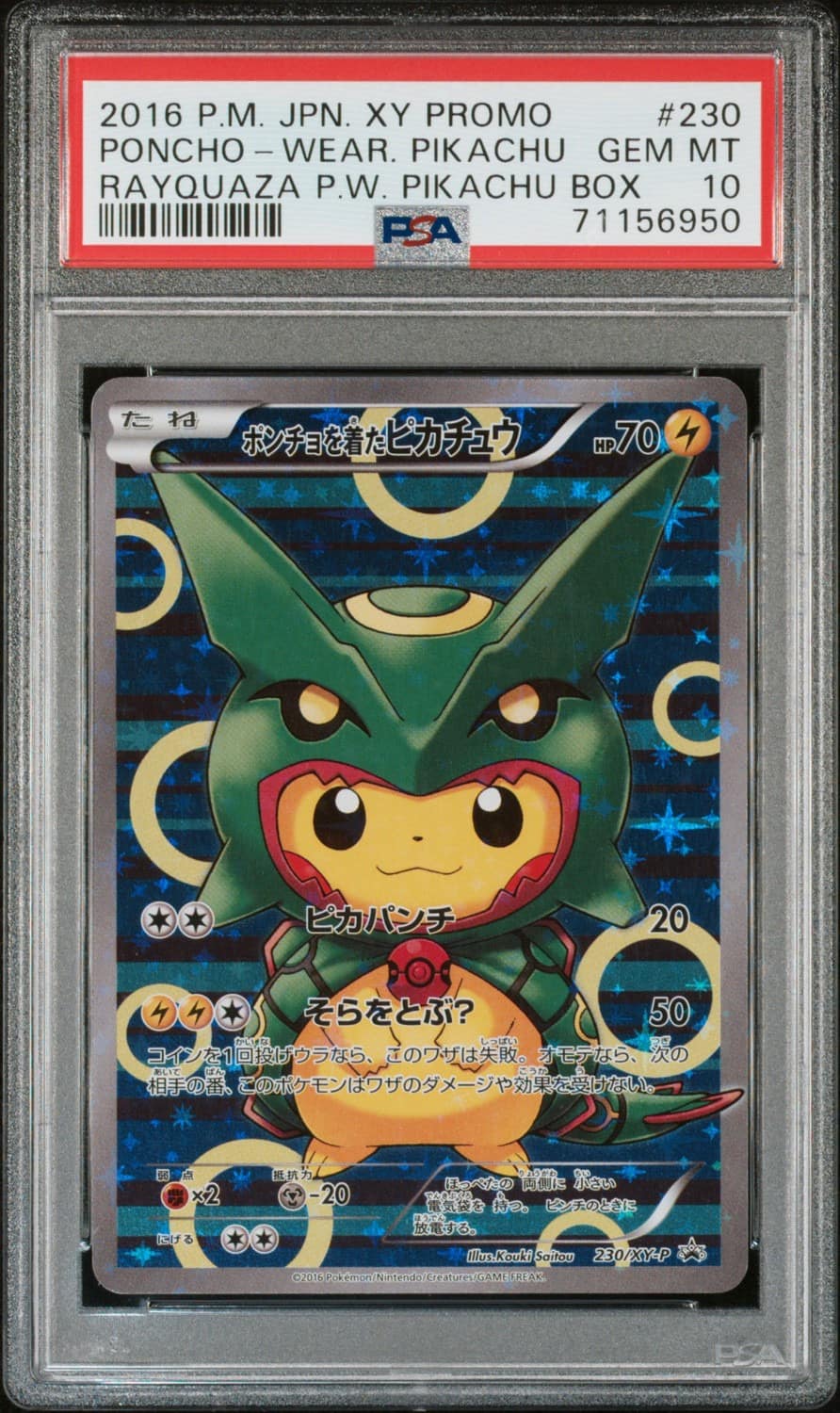 Poncho-Wearing Pikachu