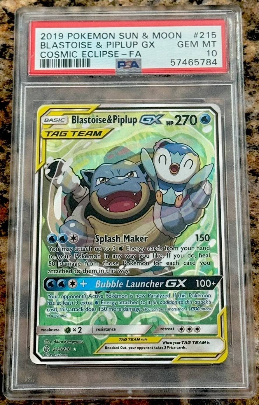 Blastoise & Piplup Gx