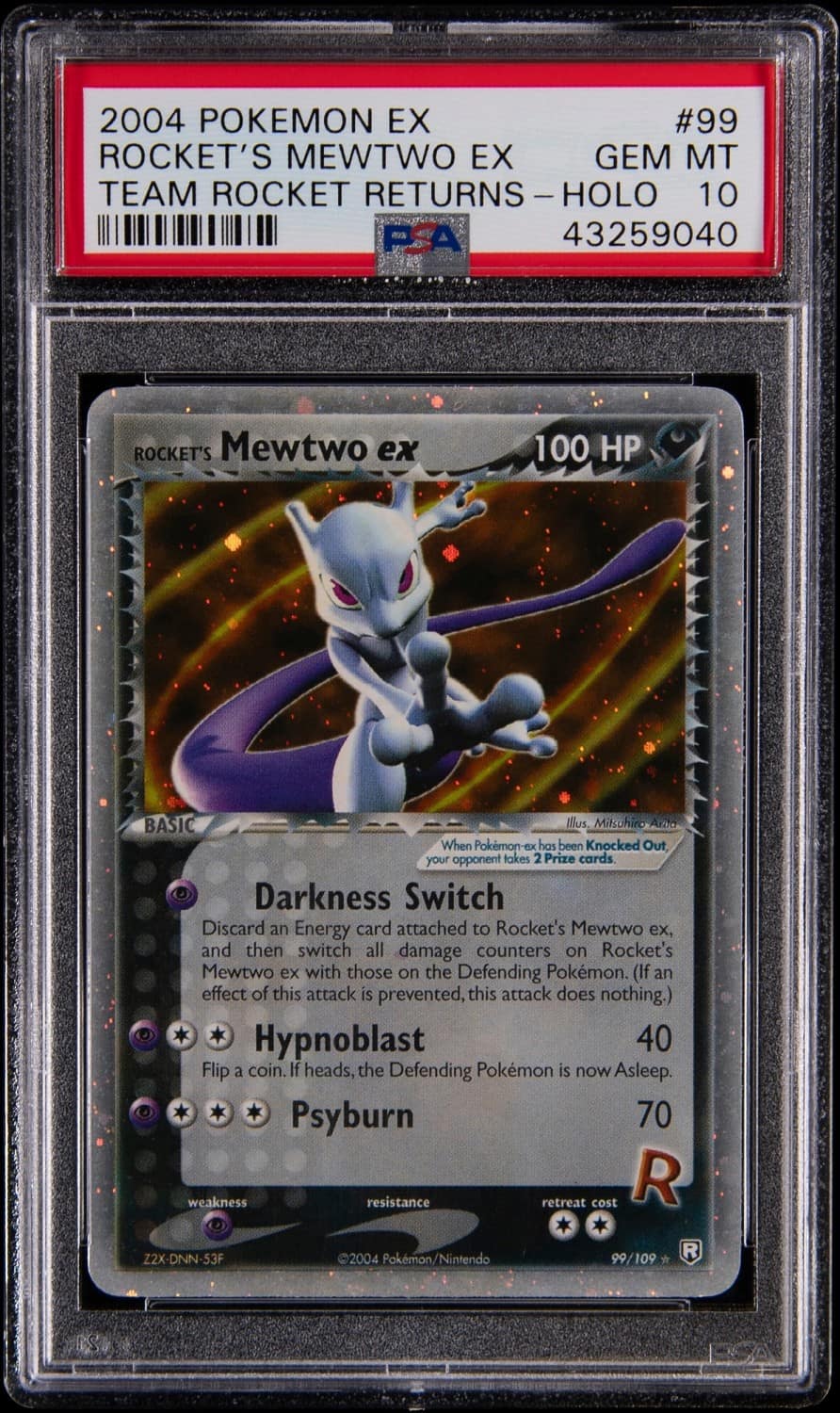 Rocket'S Mewtwo Ex