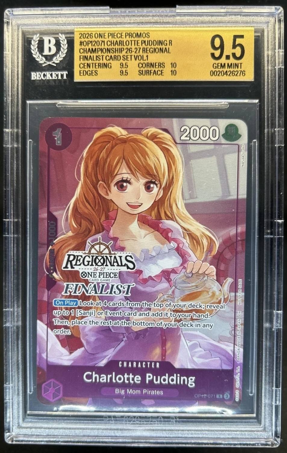Charlotte Pudding R/(championship 26-27 Regional Finalist Card Set Vol.1)