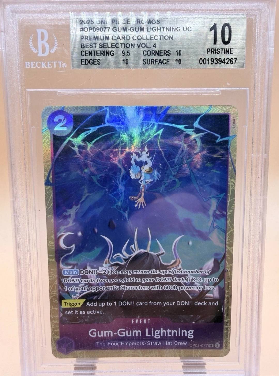 Gum-Gum Lightning Uc/(premium Card Collection Best Selection Vol. 4)