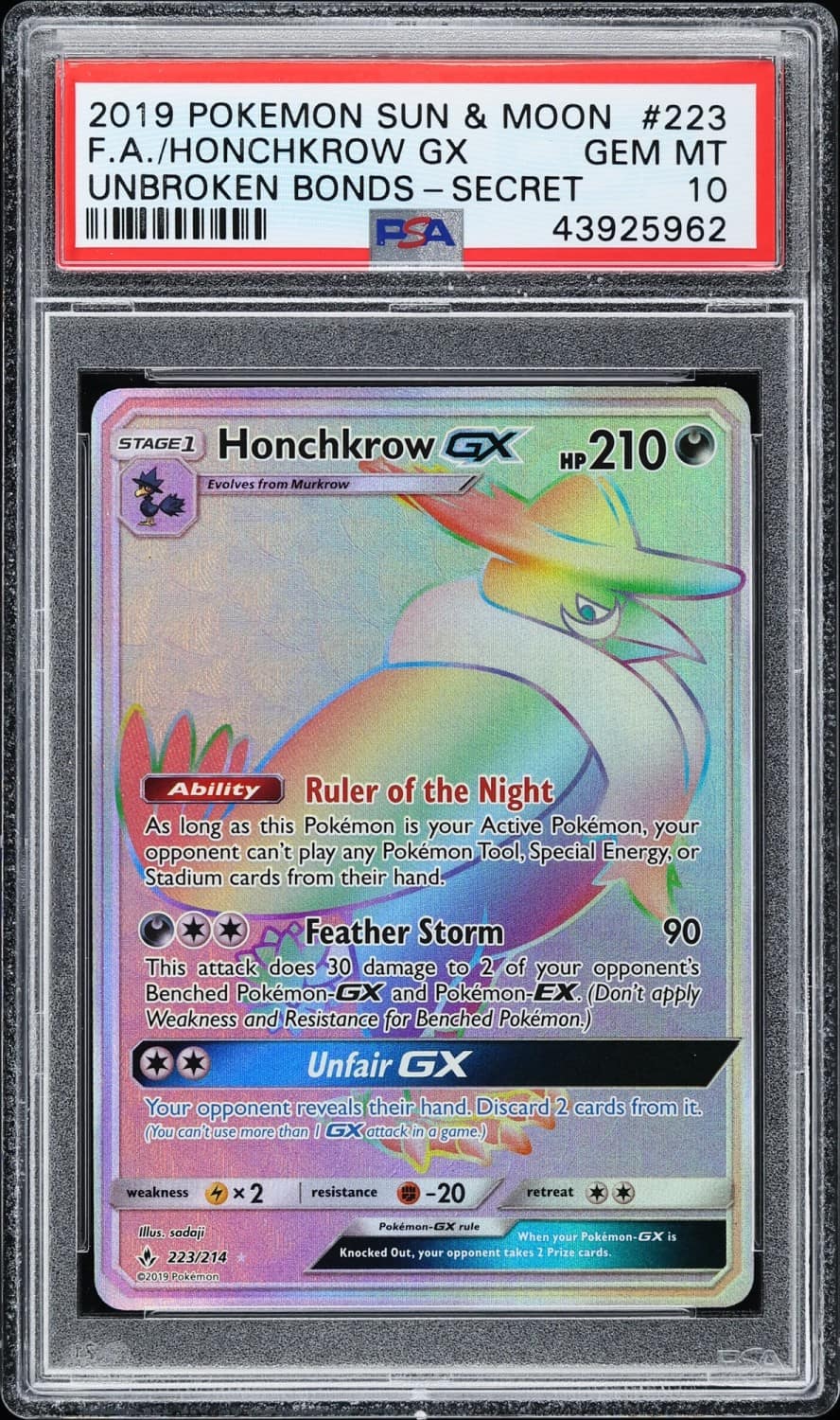 Honchkrow Gx