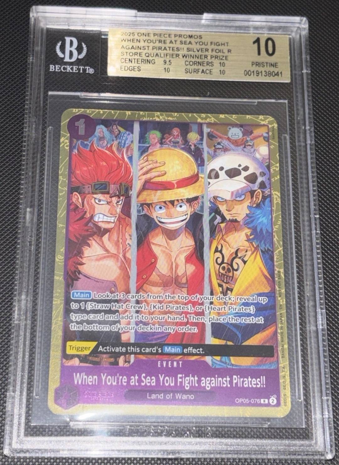 When You'Re At Sea You Fight Against Pirates!! Silver Foil R/(pirates League Store Qualifier Winner Prize)