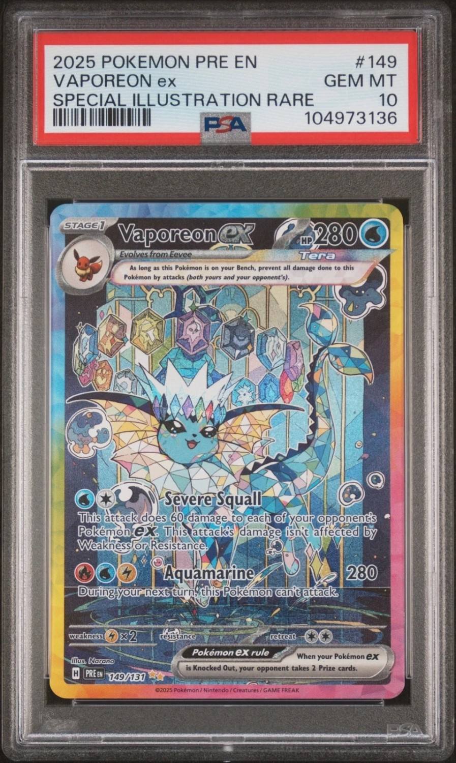 Vaporeon Ex