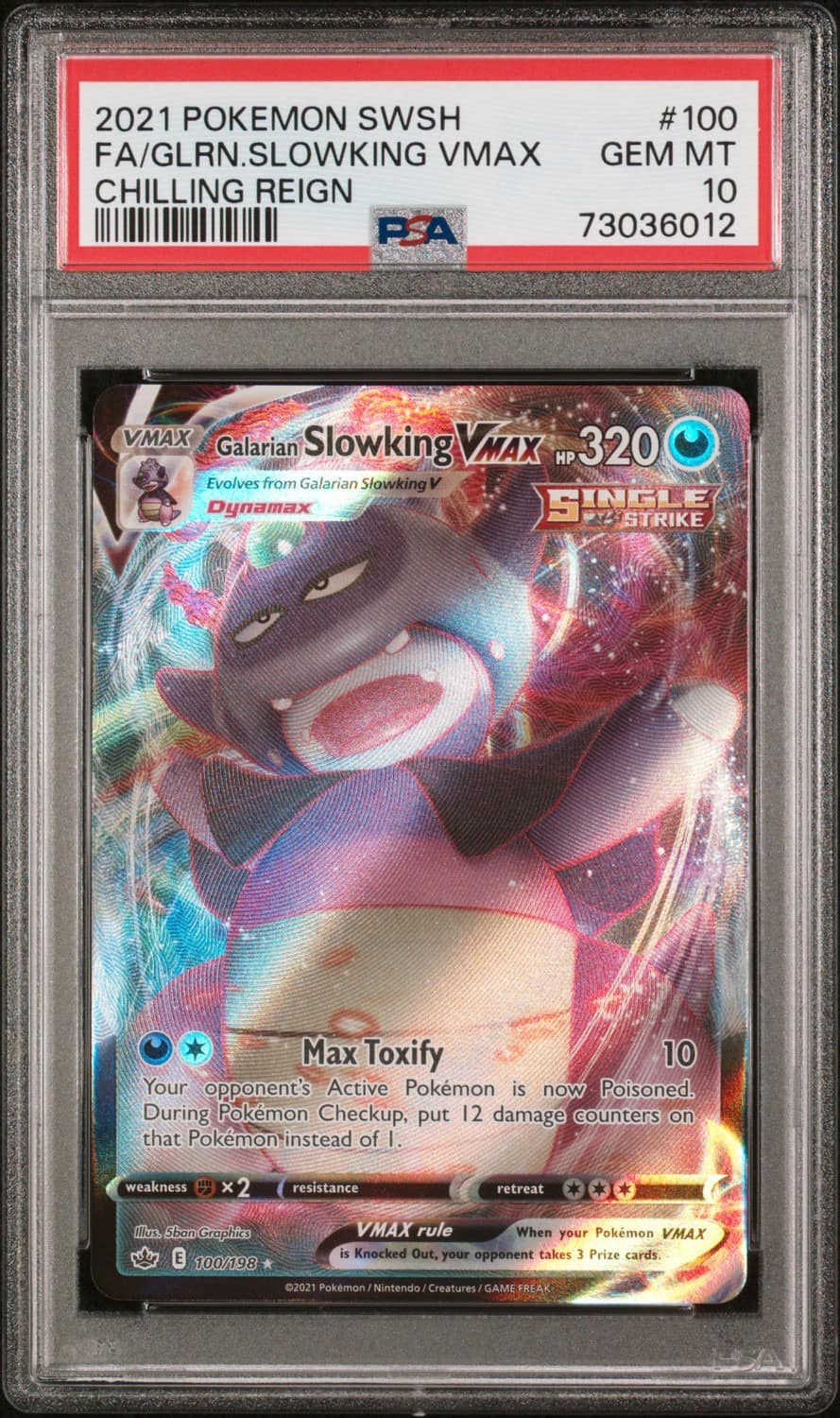 Galarian Slowking Vmax
