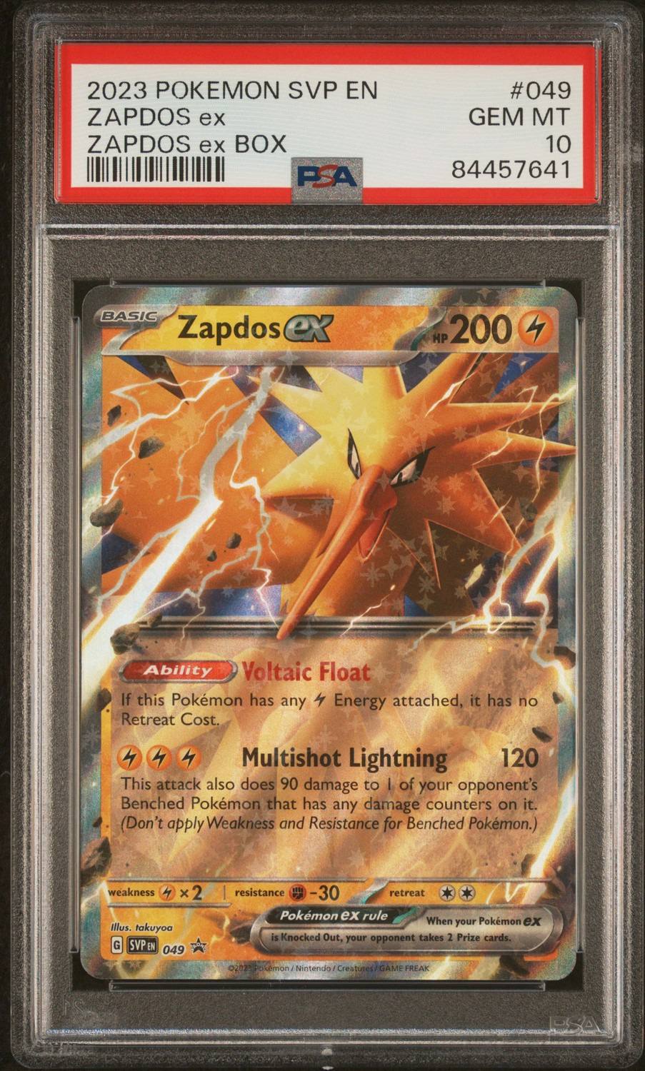 Zapdos Ex