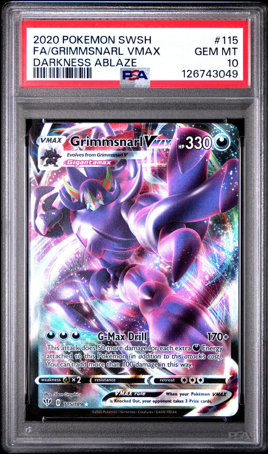 Grimmsnarl Vmax