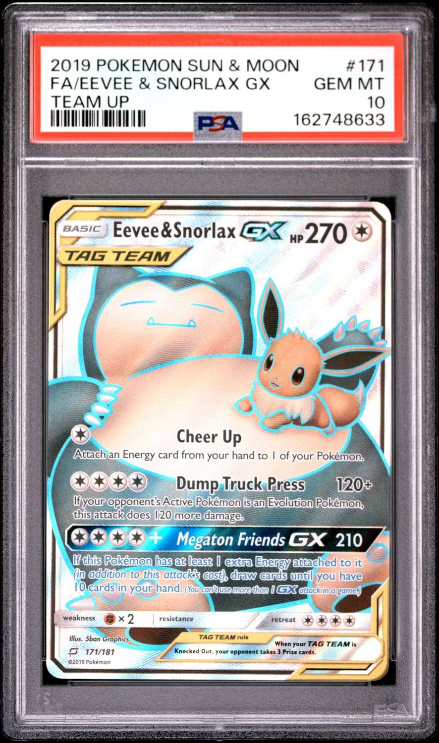 Eevee & Snorlax Gx