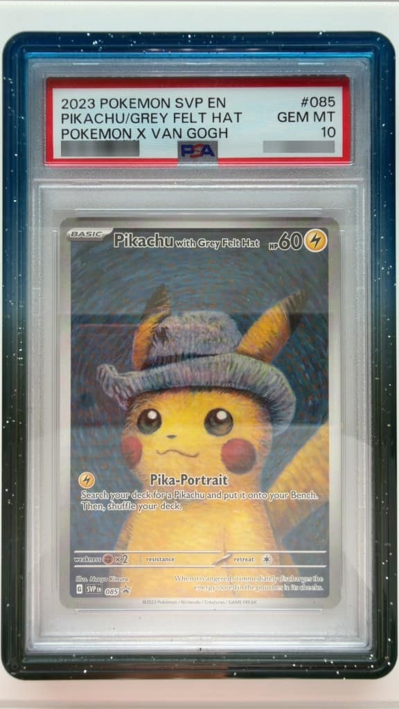 Pikachu/grey Felt Hat