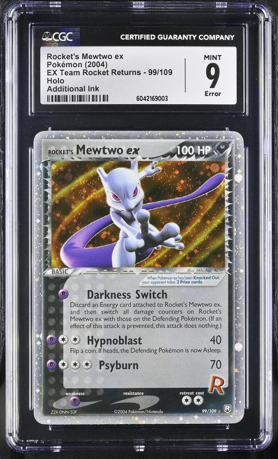 Rocket'S Mewtwo Ex