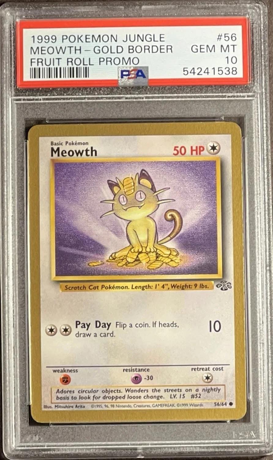 Meowth-Gold Border