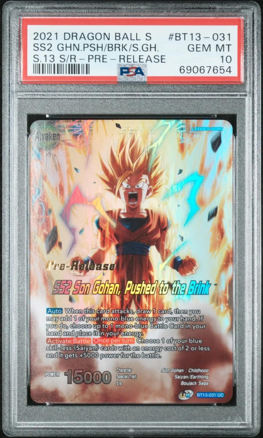 Ss2 Gohan, Pushed/brink