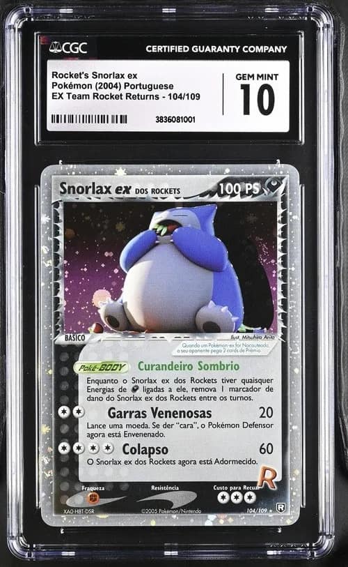 Rocket'S Snorlax Ex