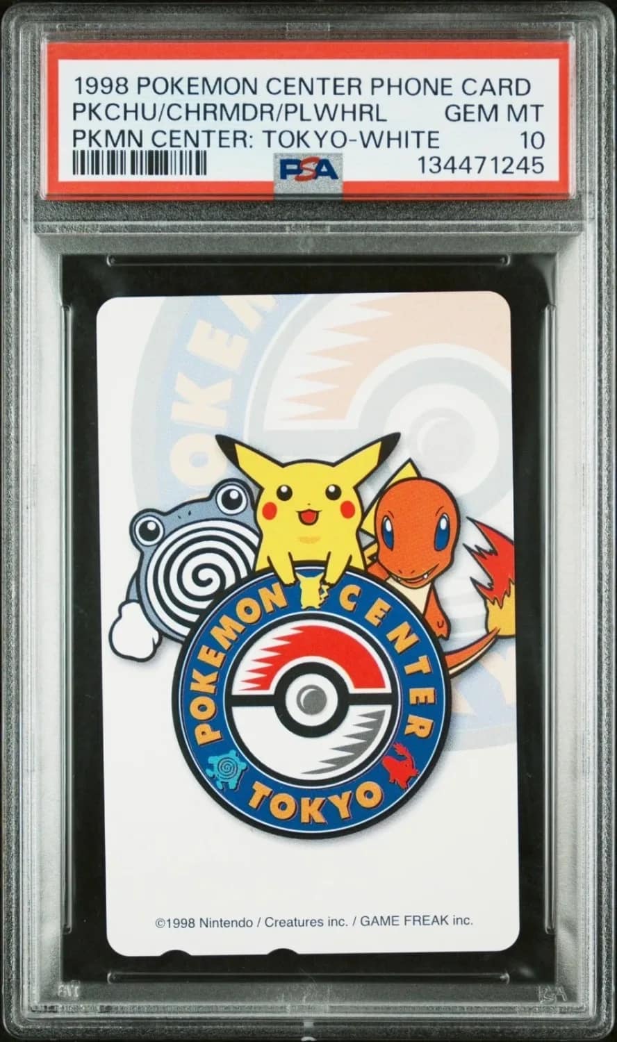 Pokemon Center Phone Card